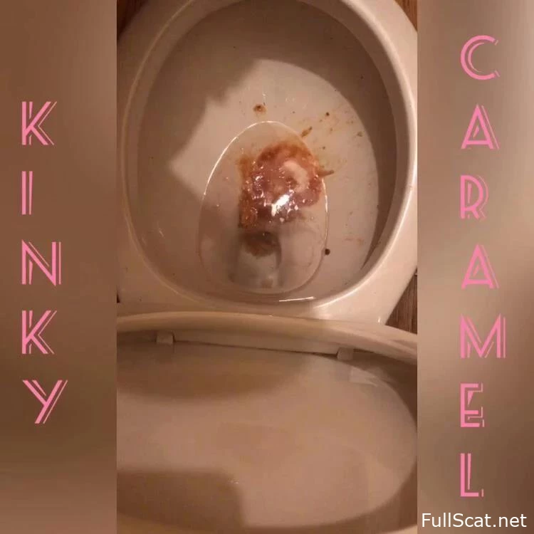 GoddessKinkyCaramel - 嘔吐と排便が至る所で - 狂気のスカトロ, トイレの粘液, 後ろ側